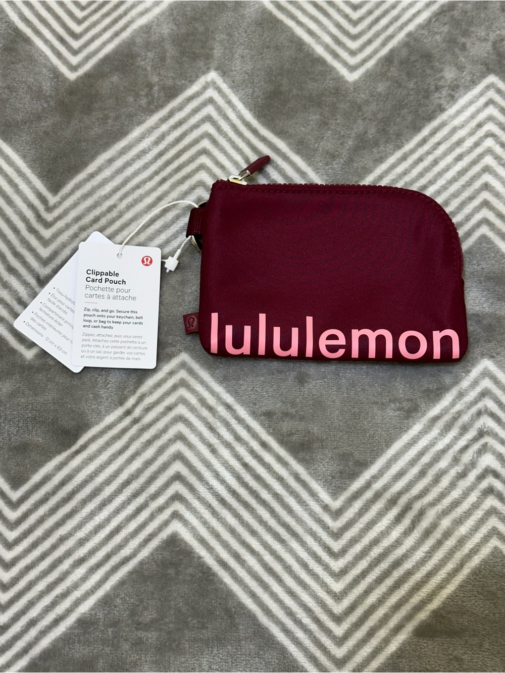 Lululemon Clippable Card Pouch